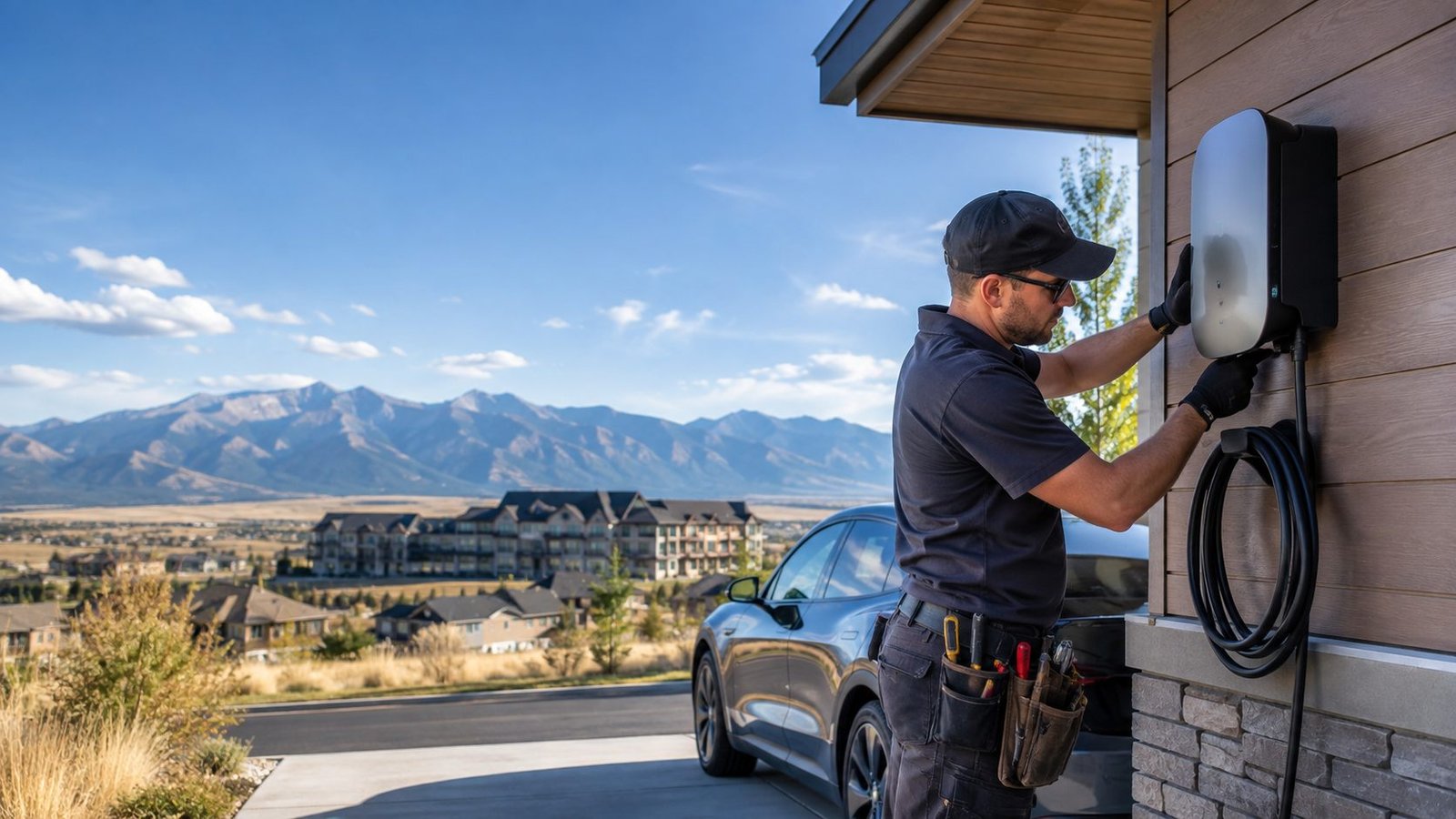 EV charger installation in Aurora, CO