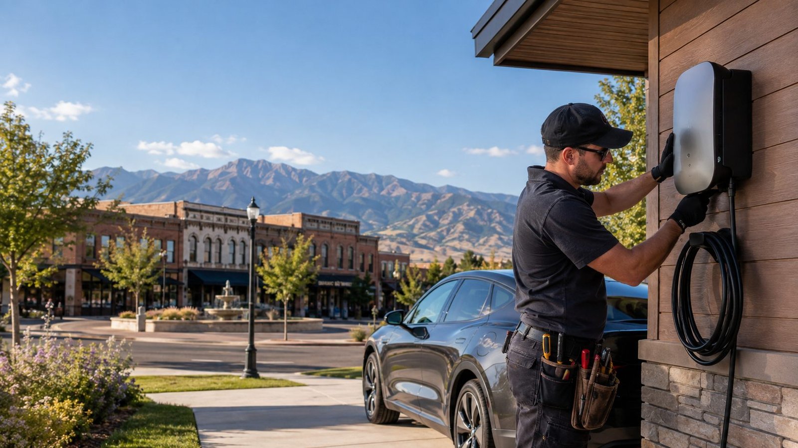 EV charger installation in Arvada, CO