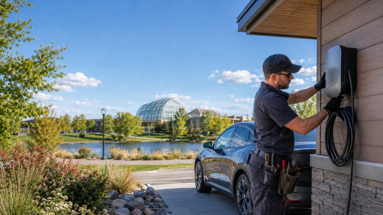 EV charger installation in Westminster, CO