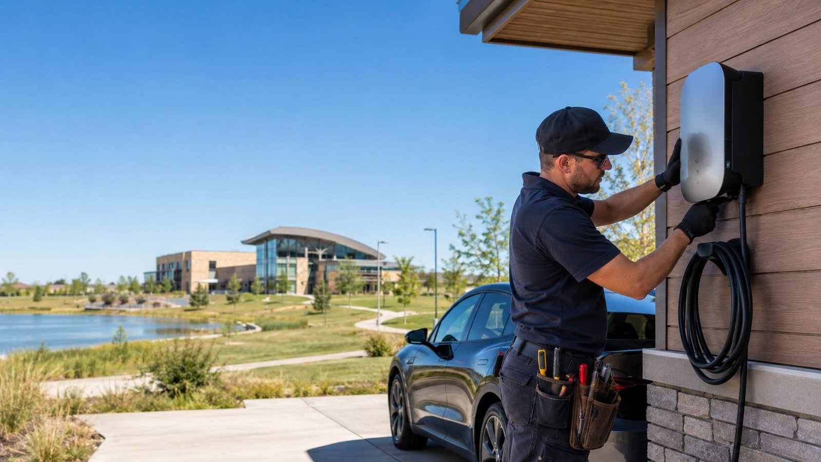 EV charger installation in Broomfield, CO